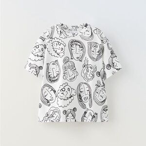 Zara Girls Printed T-Shirt - Size 11-12 yrs old - NWT